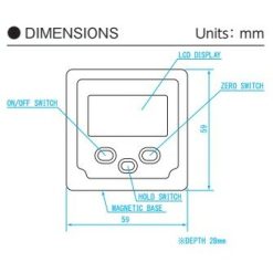Thiết bị đo góc điện tử 0-180º có từ Niigata Seiki BB-180L 5 thiet bi do goc dien tu 0 180 co tu niigata seiki bb 180l 1