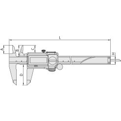 Thước cặp điện tử 0-300mm Mitutoyo 500-714-20 13 thuoc cap dien tu 0 300mm mitutoyo 500 714 20 1
