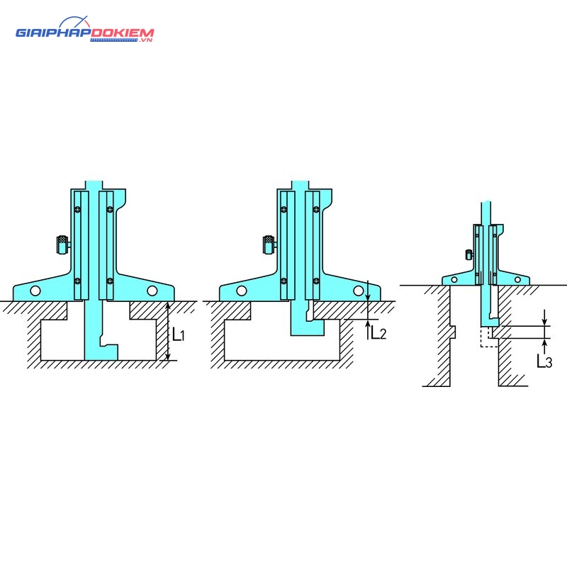 Thước cặp đo sâu cơ khí 0-150mm, 0,05mm Mitutoyo 527-401 6 Thước cặp đo sâu cơ khí 0-150mm, 0,05mm Mitutoyo 527-401 - Ảnh 2