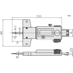Thước cặp đo sâu điện tử Inch/Metric, 0-1", 0,0005"/0,01mm Mitutoyo 571-200-20 14 thuoc cap do sau dien tu inch metric 0 1 0 0005 0 01mm mitutoyo 571 200 20 4