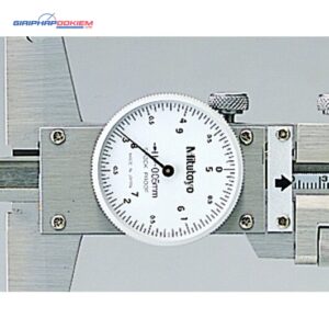 Thước cặp đo sâu cơ khí 0-150mm, 0,05mm Mitutoyo 527-301-50 7 thuoc cap do sau dong ho 0 300mm 0 05mm mitutoyo 527 303 50 2