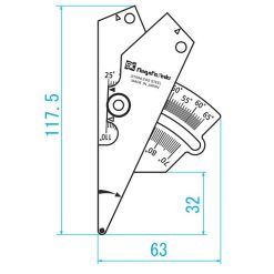 Thước đo góc Niigata Seiki WGA-65 7 thuoc do goc niigata seiki wga 65 1