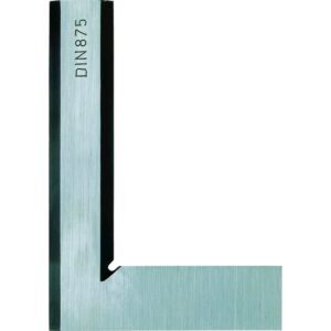 Thước Ke Vuông Thép, Beveled-Edge Square, DIN 875 200x130mm, Stainless Steel Mitutoyo 916-109