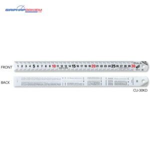 Thước lá dài 300mm Catch up, Niigata Seiki bề mặt phủ Satin Niigata Seiki CU-30KD