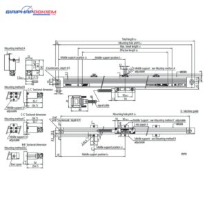 Thước Quang Linear Scale AT715 500 mm Mitutoyo 15 thuoc quang linear scale at715 300 mm 539 866 1