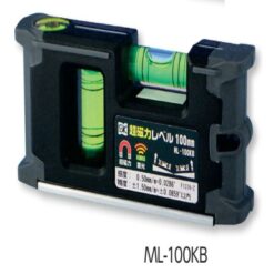 Thước thủy Mini màu đen có từ Niigata Seiki ML-100KB