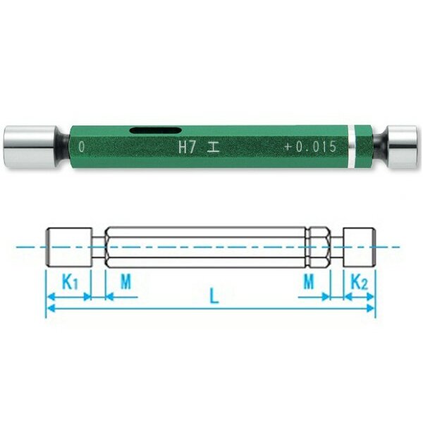 Trục chuẩn Go-Nogo LP17-H7 Niigata Seiki 2 Trục chuẩn Go-Nogo LP17-H7 Niigata Seiki