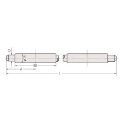 Trục chuẩn Panme 9" Mitutoyo 167-149 6 truc chuan panme 225mm mitutoyo 167 109 2