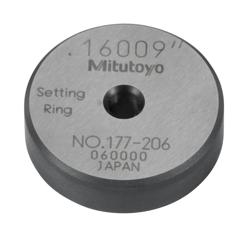 Vòng Chuẩn Thép Hệ Inch 0,16" Mitutoyo 177-206 3 Vòng Chuẩn Thép Hệ Inch 0,16" Mitutoyo 177-206