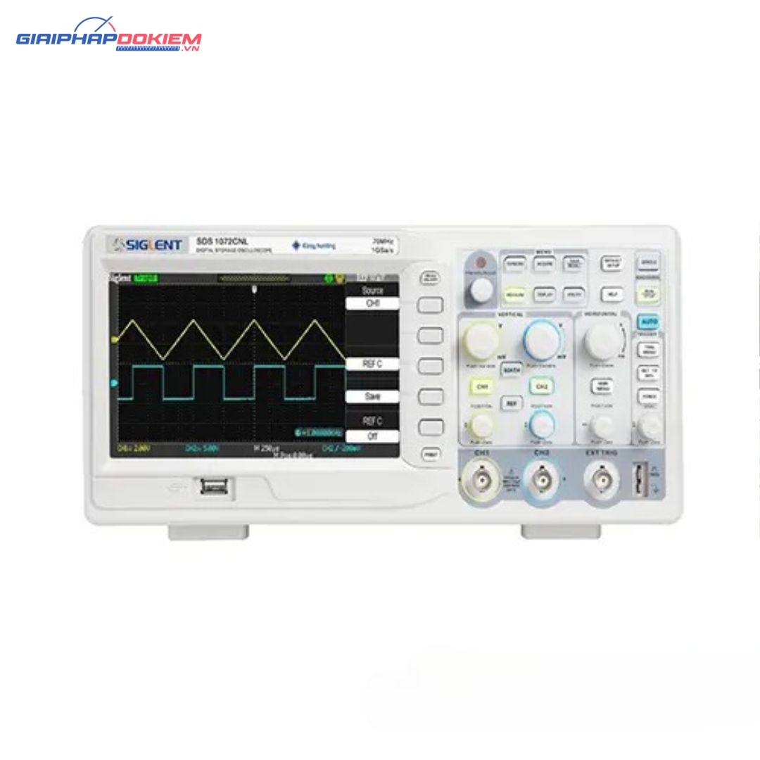 Máy hiện sóng, Oscilloscope Siglent SDS1072CNL, 70MHz, 2 CH 2 Máy hiện sóng, Oscilloscope Siglent SDS1072CNL