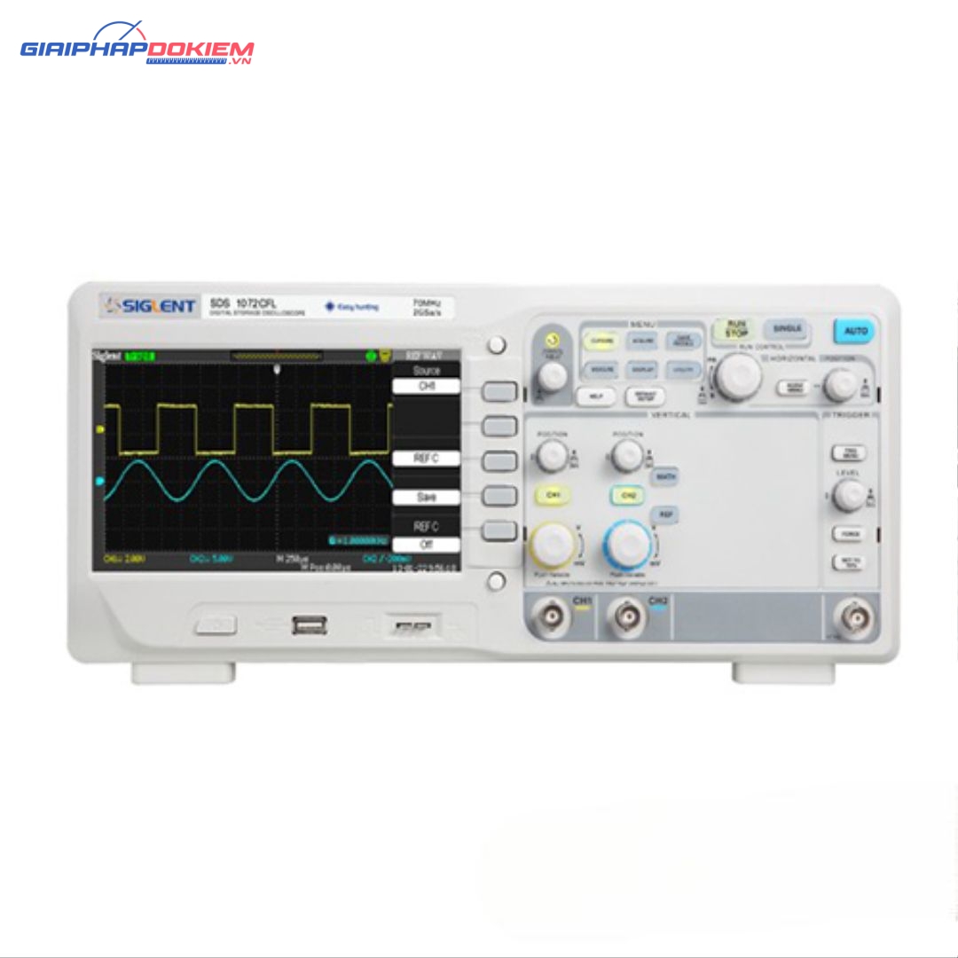 Máy hiện sóng, Oscilloscope Siglent SDS1072CFL,70 MHz, 2 CH 2 Máy hiện sóng, Oscilloscope Siglent SDS1072CFL