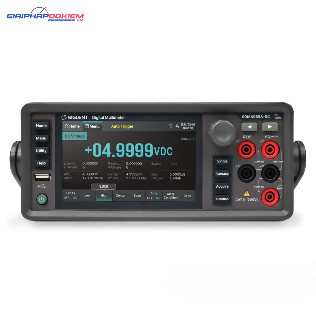Đồng hồ vạn năng kỹ thuật số Siglent SDM4065A 3 Đồng hồ vạn năng kỹ thuật số Siglent SDM4065A
