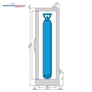 Tủ cao an toàn chống cháy 2 cửa Ecosafe 7635BG 7 giaiphapdokiem vn 439