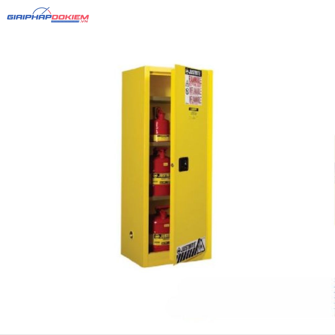 Tủ cao an toàn 1 cửa cho sản phẩm dễ cháy Ecosafe SB22 3 Tủ cao an toàn 1 cửa cho sản phẩm dễ cháy Ecosafe SB22