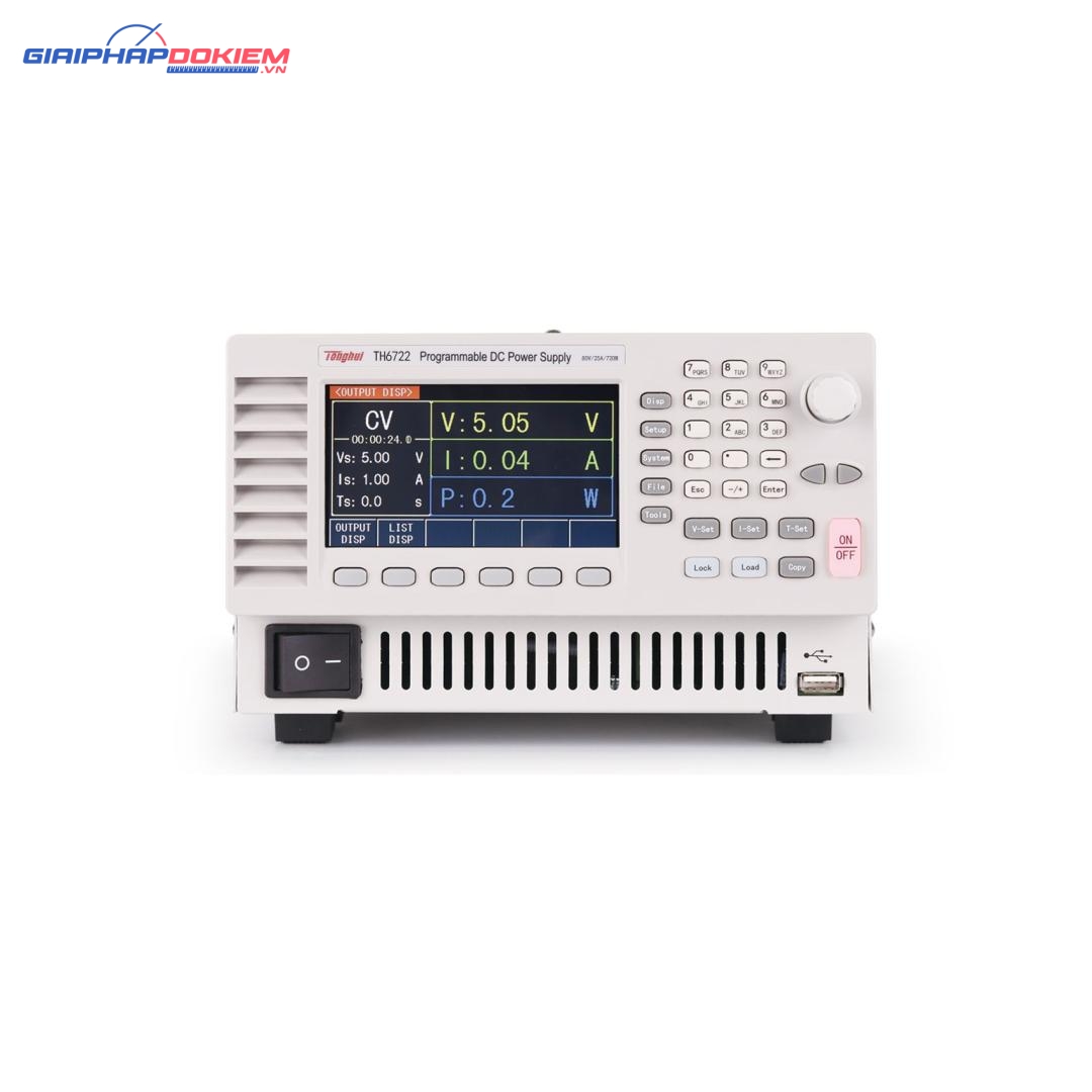 Máy cấp nguồn DC lập trình Tonghui TH6722 4 Máy cấp nguồn DC lập trình Tonghui TH6722