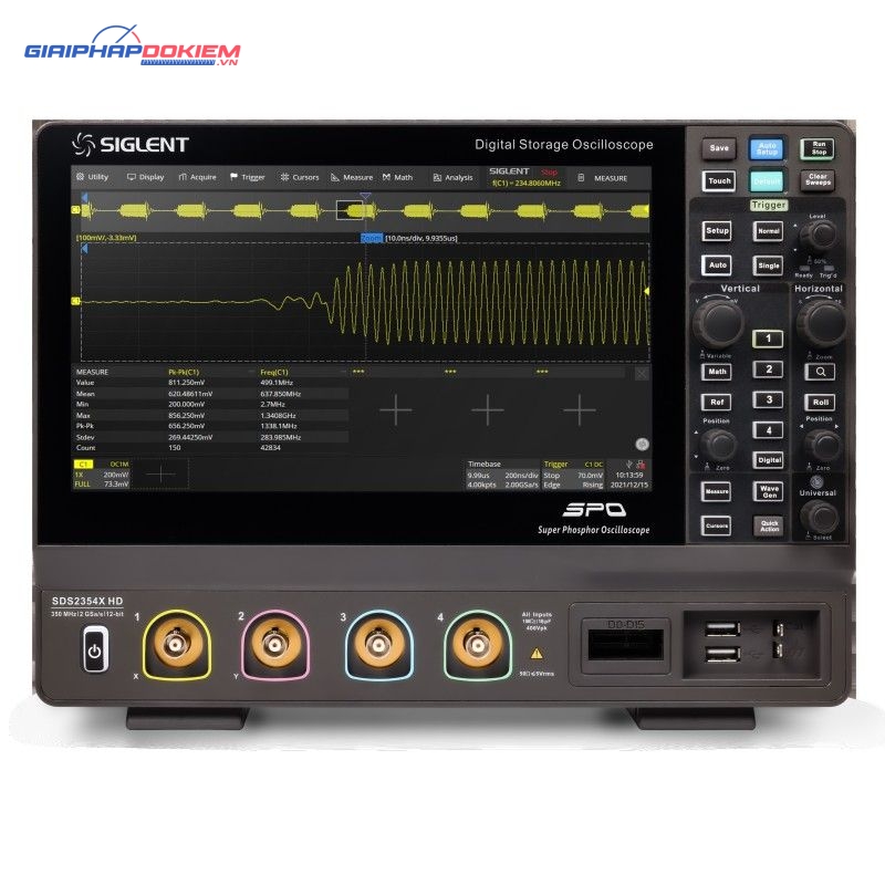 Máy hiện sóng số Siglent SDS2354X HD 11 Máy hiện sóng số Siglent SDS2354X HD