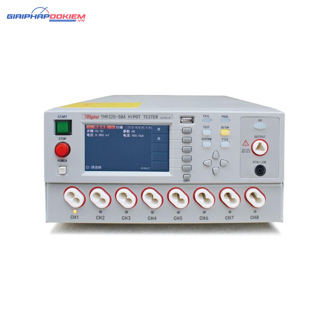 Máy kiểm tra Hi-Pot đa kênh TongHui TH9320S8A 5kVAC-6kVDC 5 Máy kiểm tra Hi-Pot đa kênh TongHui TH9320S8A 5kVAC-6kVDC