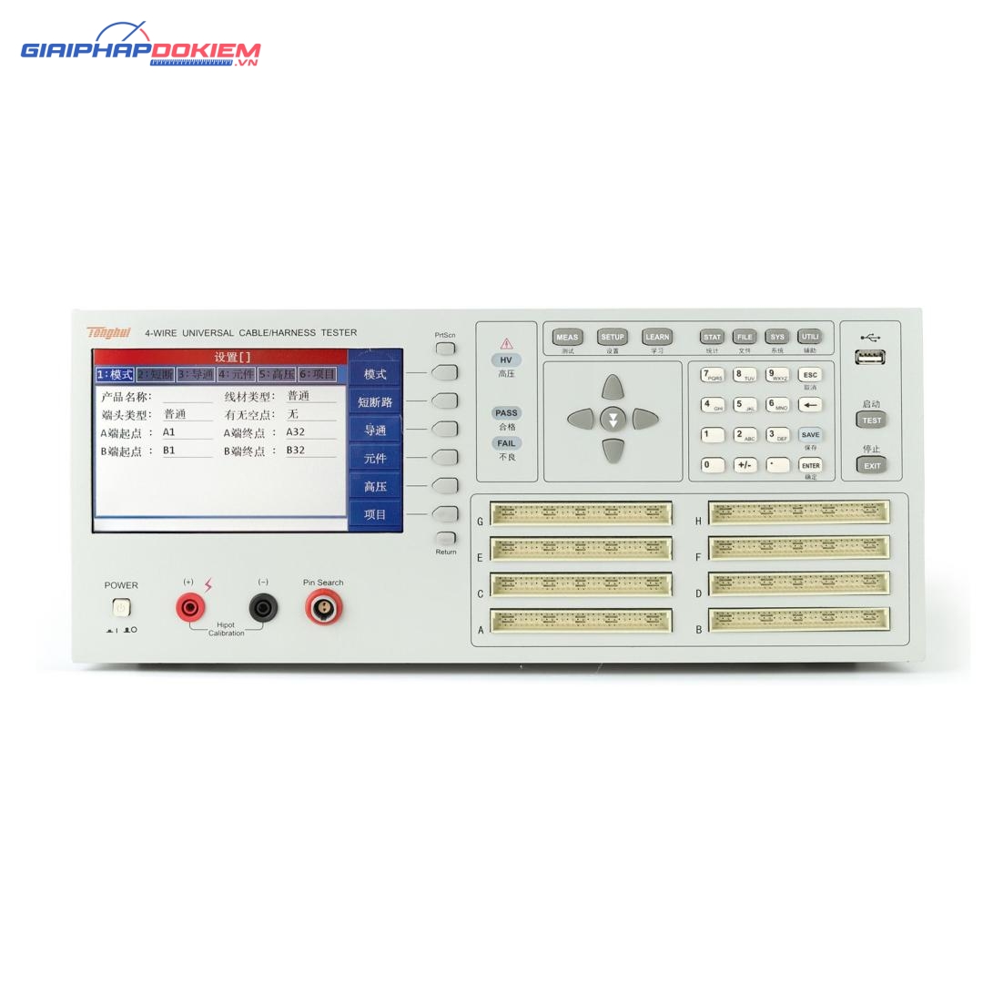 Máy kiểm tra chất lượng sợi cáp TongHui TH8603-4 4 Máy kiểm tra chất lượng sợi cáp TongHui TH8603-4