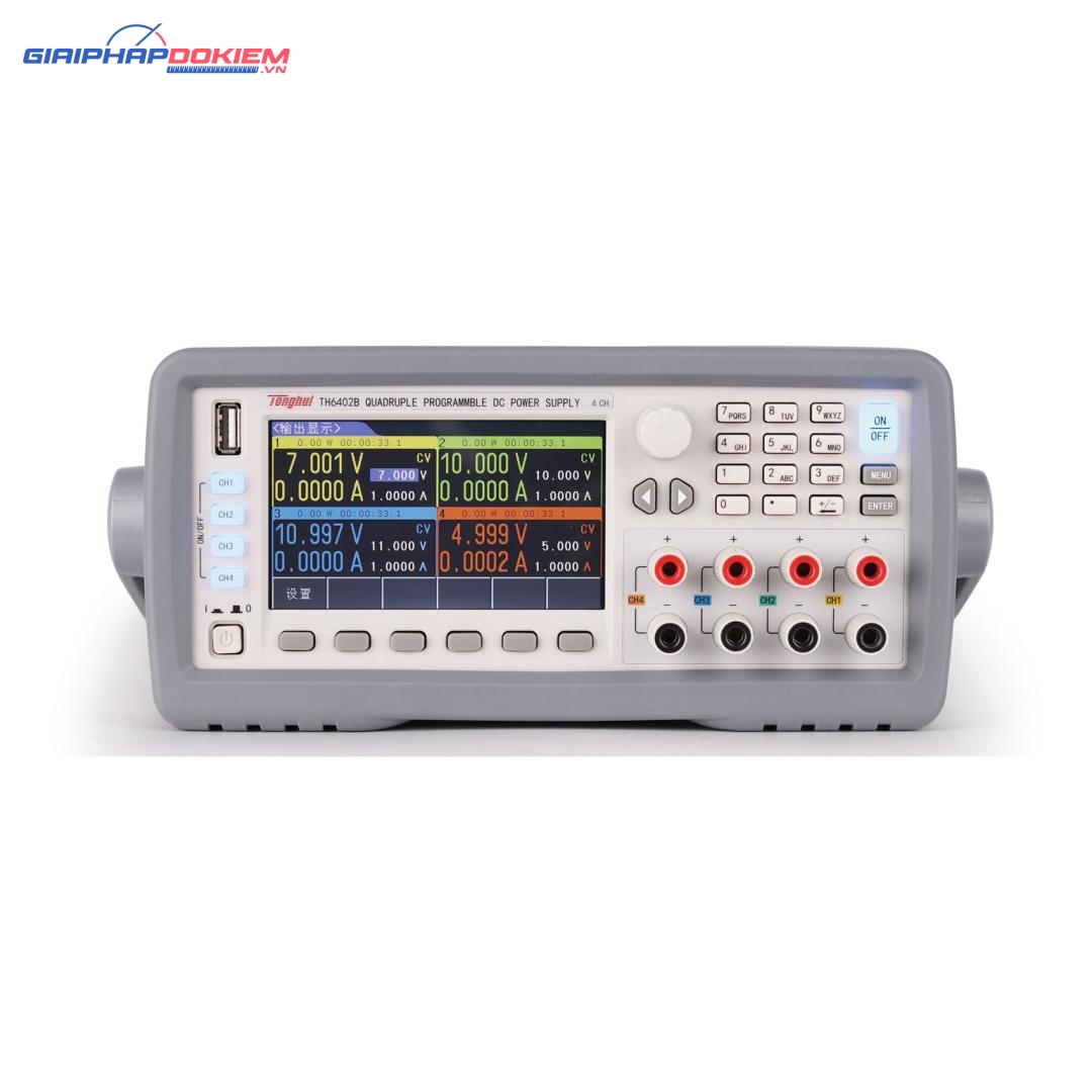 Nguồn điện lập trình tuyến tính ba kênh TongHui TH6402B 4 Nguồn điện lập trình tuyến tính ba kênh TongHui TH6402B