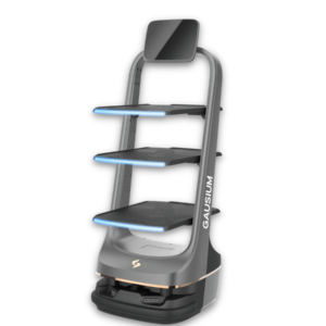 Robot giao đồ ăn tự động Softbank Robotic X1 Pro 9 robot giao do an tu dong softbank robotic x1 pro x1 tray delivery robot main gausium fpzm