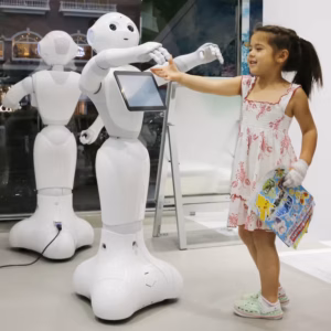 Robot giáo dục Softbank Robotic Pepper 20 Robot giáo dục Softbank Robotic Pepper