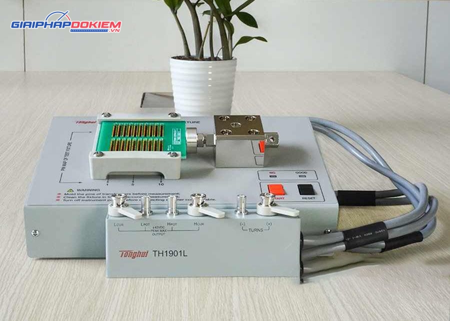 Bộ thử nghiệm đo giá trị biến áp TongHui TH1901L 8 auto draft test fixture th1901l ownh