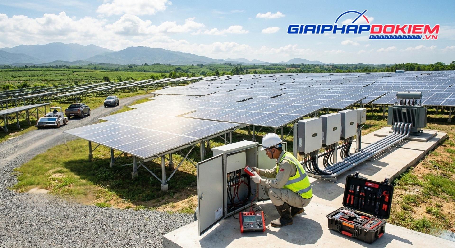 Thiết bị đo hệ thống điện mặt trời Uni-T