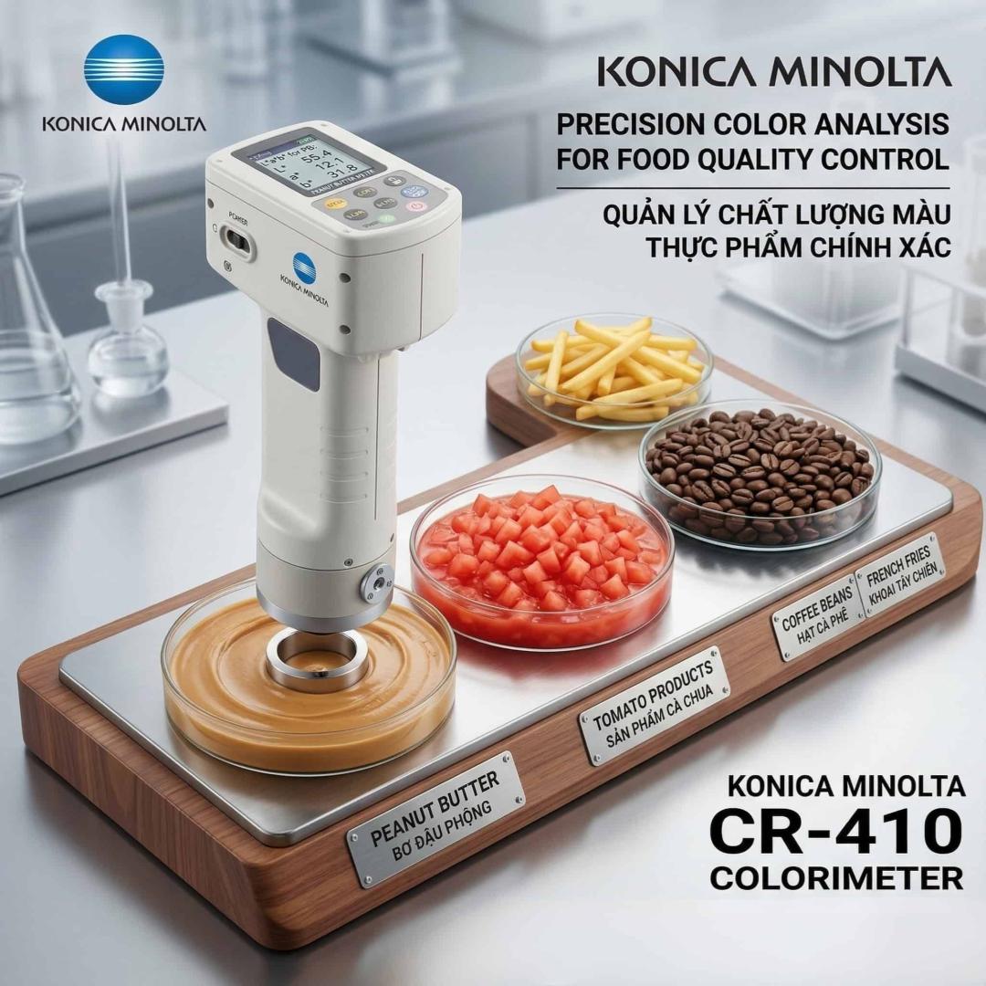 Máy đo màu quang phổ Konica Minolta CR-410 Series