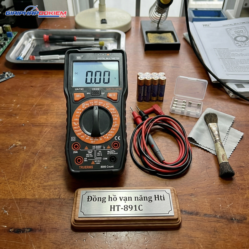 Đồng Hồ Vạn Năng HTI HT-891C 5 Đồng Hồ Vạn Năng HTI HT-891C - Ảnh 2