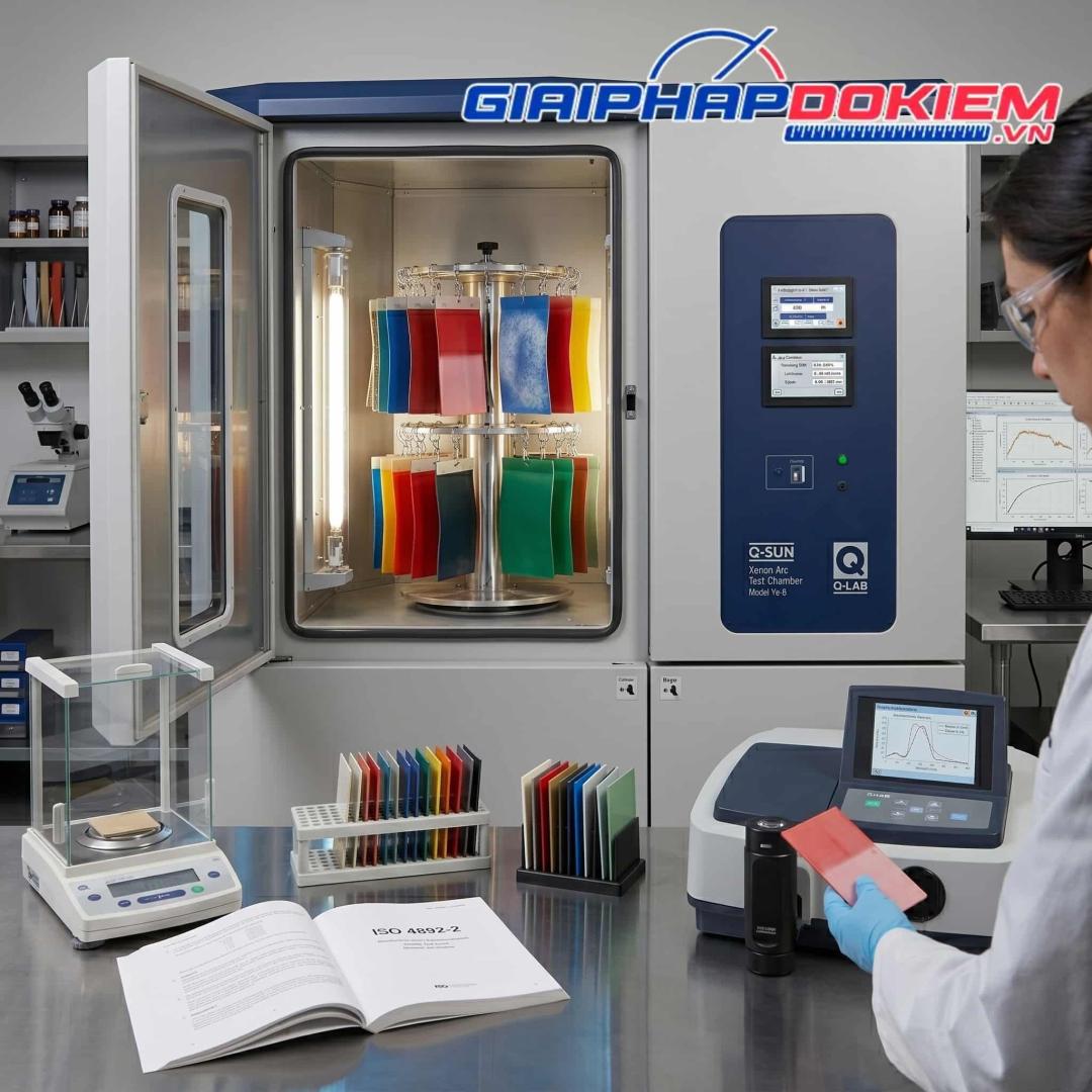 Ứng dụng máy kiểm tra độ bền Q-LAB thực tế