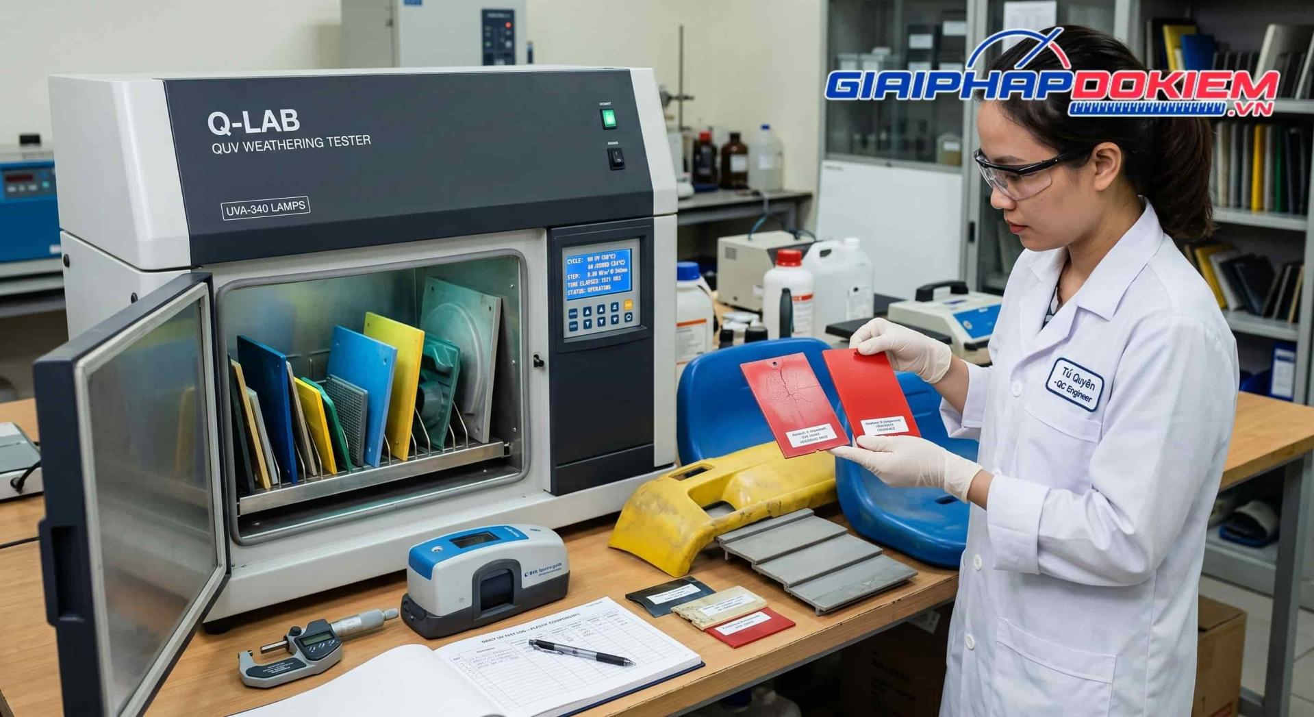 Kiểm Tra Độ Bền Nhựa UV Q-LAB Là Gì? Quy Trình, Tiêu Chuẩn & Ứng Dụng Thực Tế 6 Kiểm độ bền nhựa UV Q-LAB