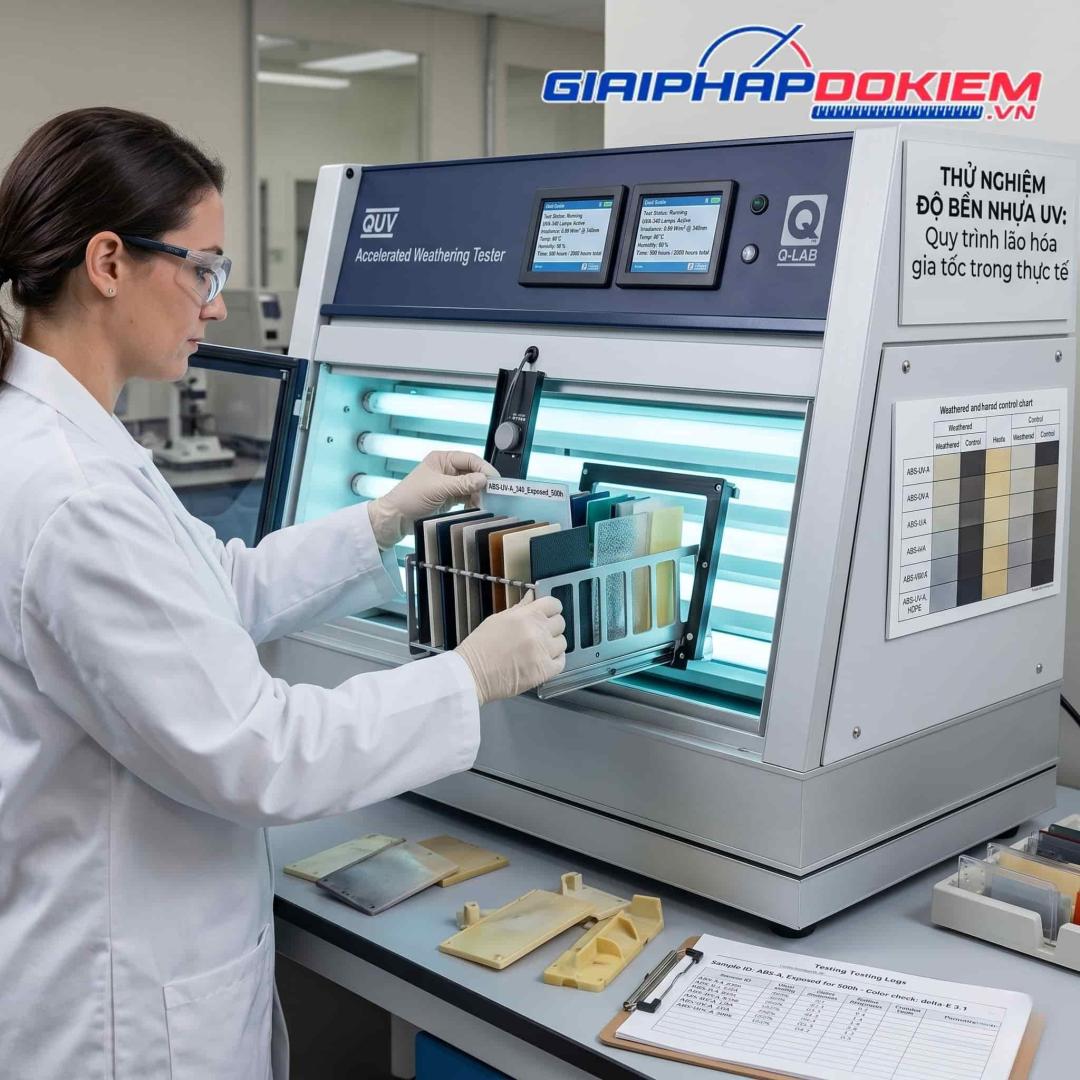 Kiểm Tra Độ Bền Nhựa UV Q-LAB Là Gì? Quy Trình, Tiêu Chuẩn & Ứng Dụng Thực Tế 9 Quy trình kiểm độ bền nhựa UV Q-LAB