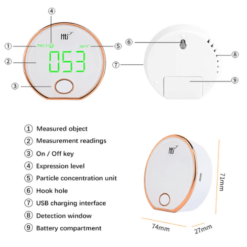 Máy Đo Chất Lượng Không Khí PM2.5 HTI HT-403 14 may do chat luong khong khi pm25 hti ht 403 170 ntwn