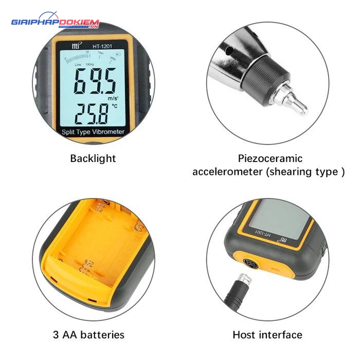 Máy Đo Độ Rung HTI HT-1201 9 Máy Đo Độ Rung HTI HT-1201 - Ảnh 6