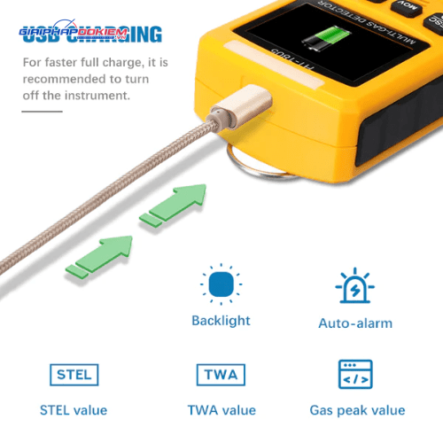 Máy Dò Khí Gas HTI HT-1805 9 Máy Dò Khí Gas HTI HT-1805 - Ảnh 5