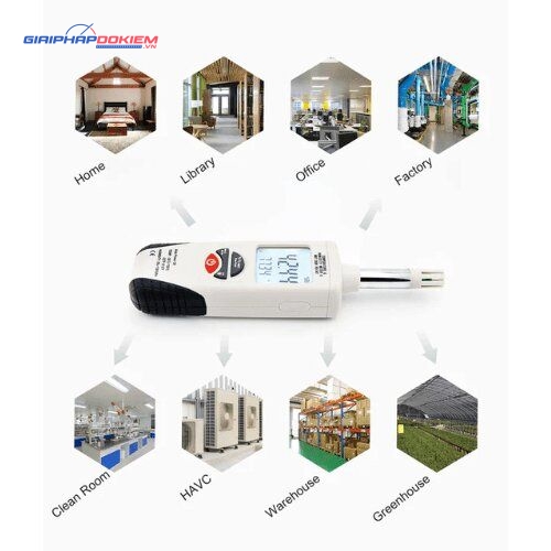 Máy đo nhiệt độ và độ ẩm Hti HT-350 (Độ chính xác cao, màn hình LCD lớn) 6 Máy đo nhiệt độ và độ ẩm Hti HT-350 (Độ chính xác cao, màn hình LCD lớn) - Ảnh 3
