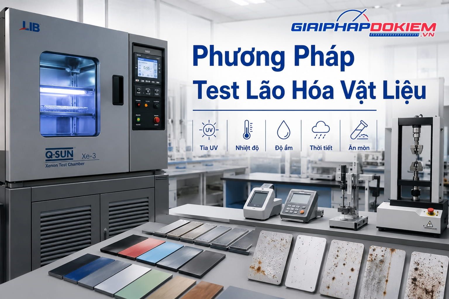Các phương pháp test lão hóa vật liệu phổ biến hiện nay