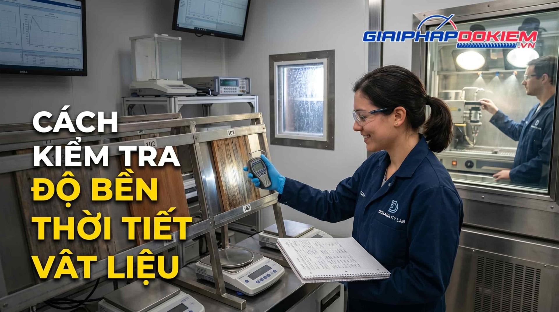 Cách kiểm tra độ bền thời tiết vật liệu