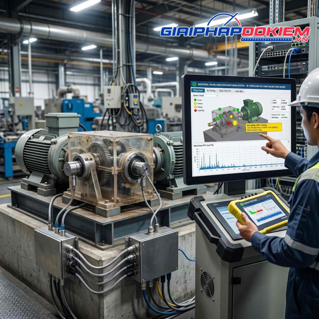 Hệ thống giám sát rung online