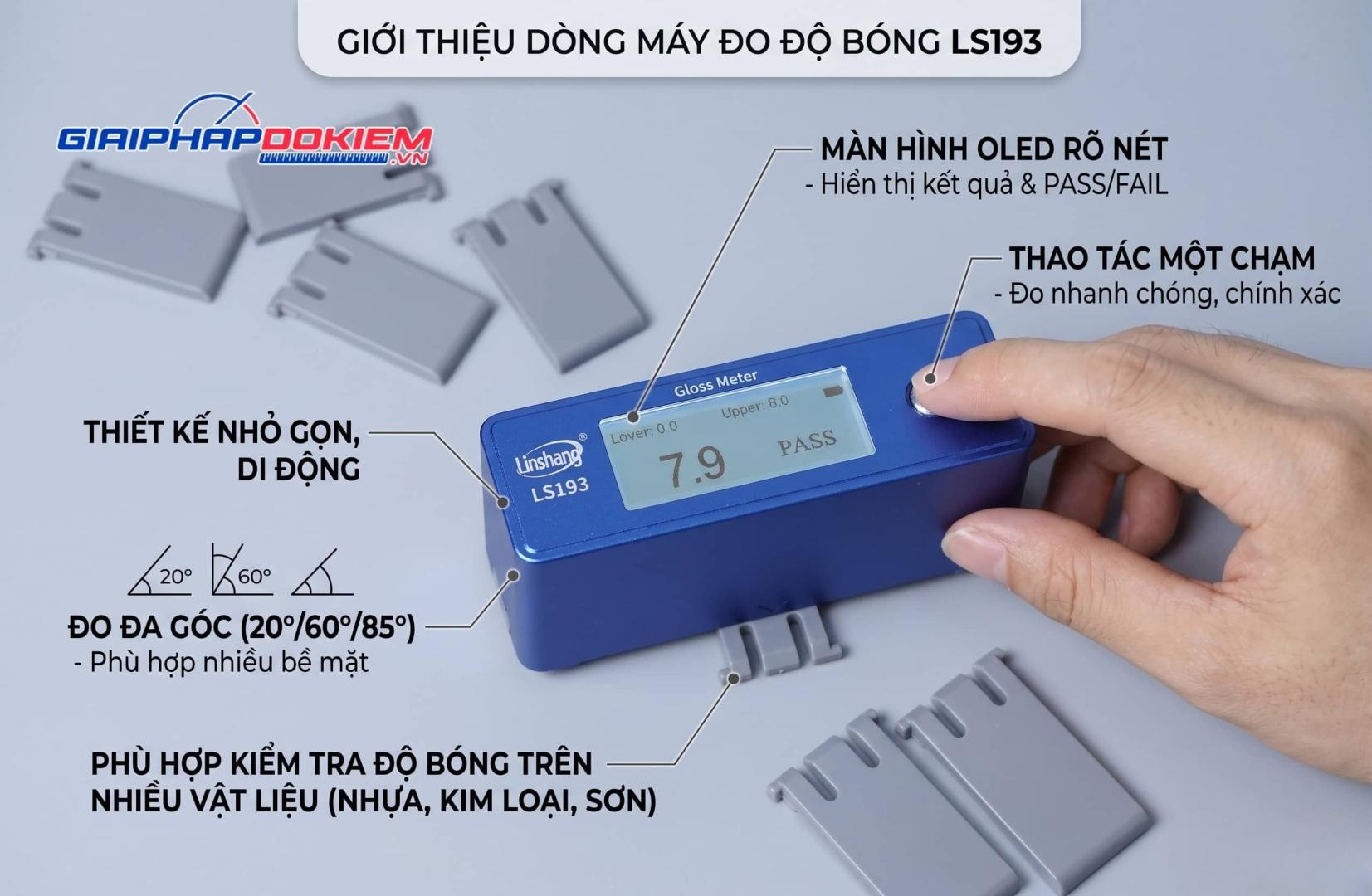 Máy đo độ bóng Linshang LS193