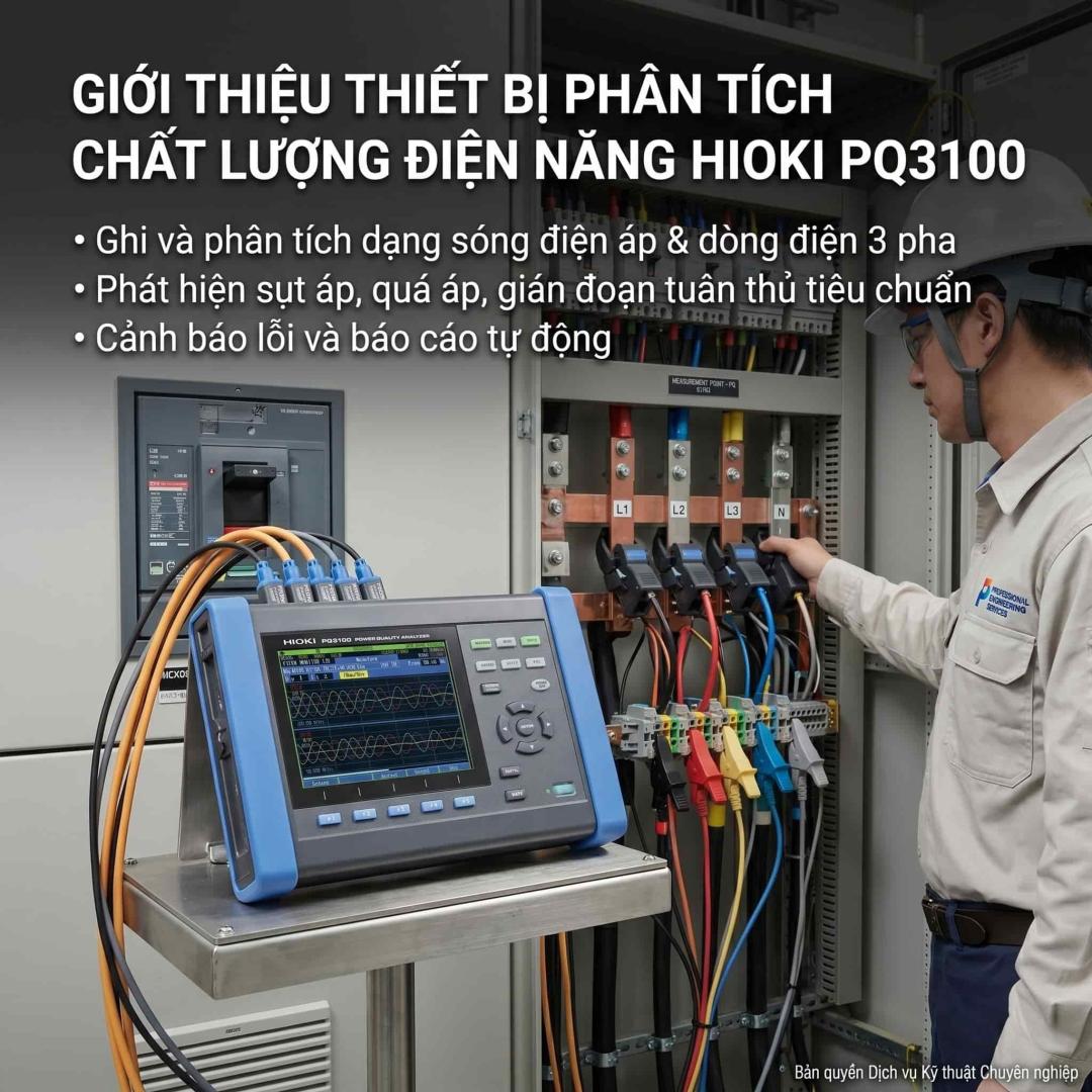 Thiết bị ghi và phân tích chất lượng điện năng