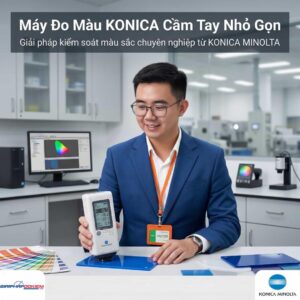 Giới thiệu máy đo màu KONICA cầm tay nhỏ gọn