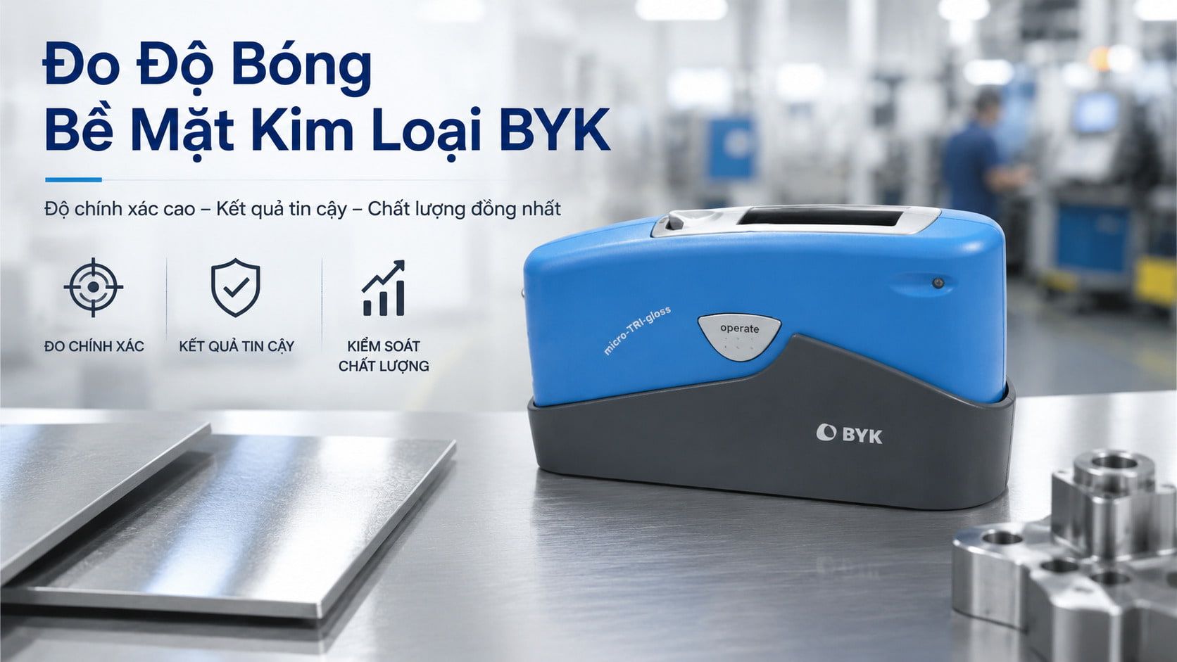 Giới thiệu máy đo độ bóng bề mặt kim loại