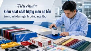 Tiêu chuẩn kiểm soát chất lượng màu cơ bản trong nhiều ngành công nghiệp