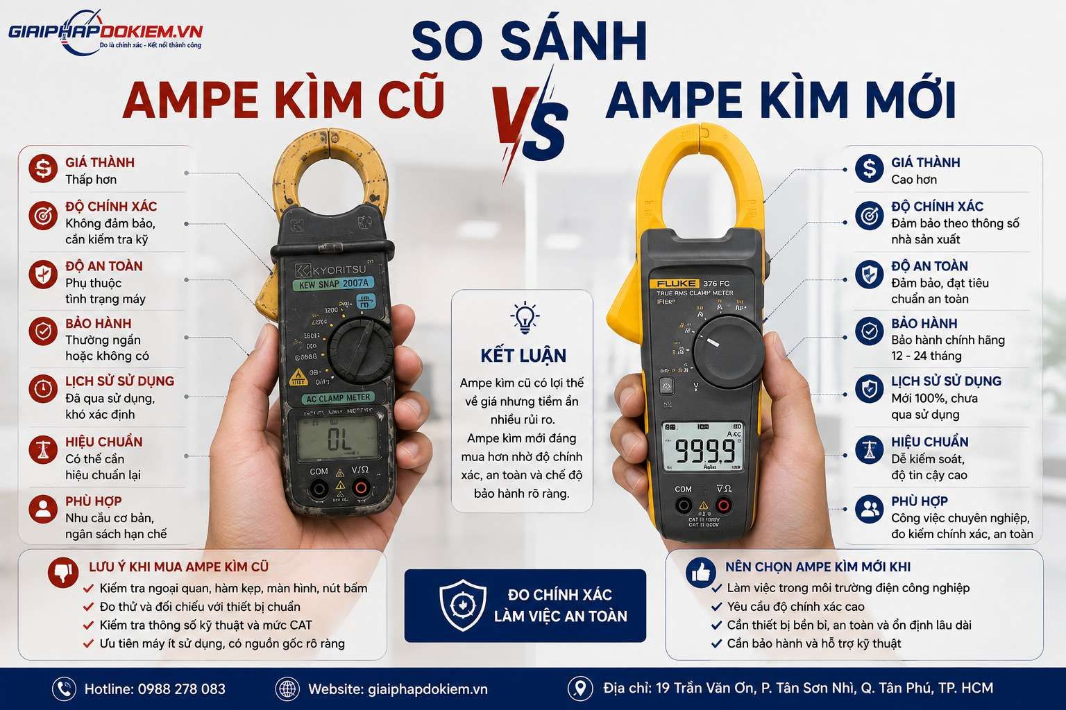 Có Nên Mua Ampe Kìm Cũ Không? Kinh Nghiệm Chọn Mua An Toàn 23 Có nên mua ampe kìm cũ không?