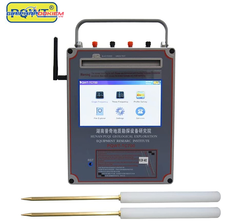 Máy dò nước ngầm đa chức năng PQWT-TC700 độ sâu đến 600m 10 Máy dò nước ngầm đa chức năng PQWT-TC700