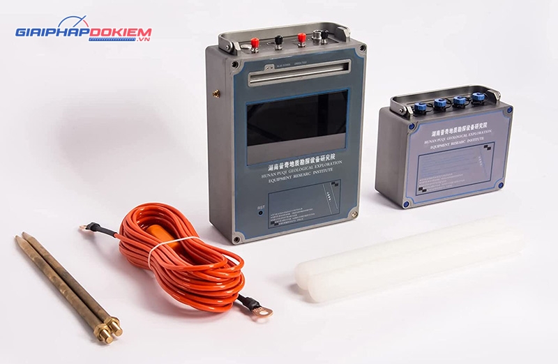 Máy dò nước ngầm PQWT-TC900 tự động lập bản đồ 10 Máy dò nước ngầm lập bản đồ tự động PQWT-TC900 ở độ sâu 1200m