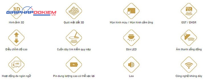 Máy dò kim loại 3D OKM Evolution NTX - Độ sâu phát hiện 8m 13 Máy dò kim loại 3D OKM Evolution NTX