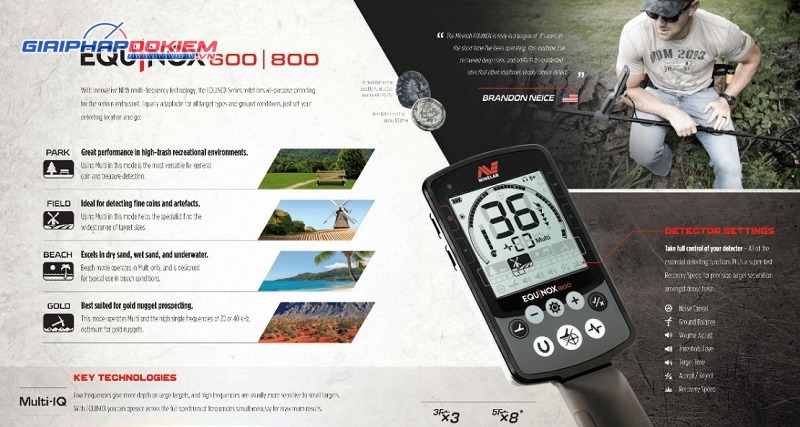 Máy dò đa tần chống nước Minelab EQUINOX 600 Úc 13 Máy dò đa tần chống nước Minelab EQUINOX 600 Úc