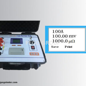 Máy đo điện trở tiếp xúc máy biến áp IEC62271 dòng đo 100A/200A/400A/600A DC